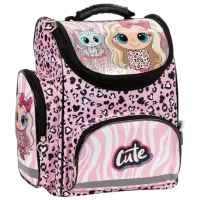 Ghiozdan pentru copii Derform Best Friends Cute Pink White Pink