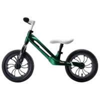 Bicicletă fără pedale Qplay Racer 10" Metal/ Green White