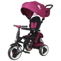 Трицикл Qplay Rito Plus 20 кг/ Пурпурный