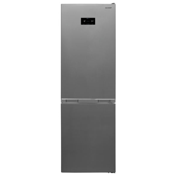 Холодильник SHARP SJ-BA10DHXLF-EU с нижней морозильной камерой 331 л / 186 cm / Нержавеющая сталь photo 1