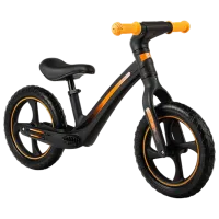 Велосипед MoMi MIZO 12" Алюминий/ Черный Желтый