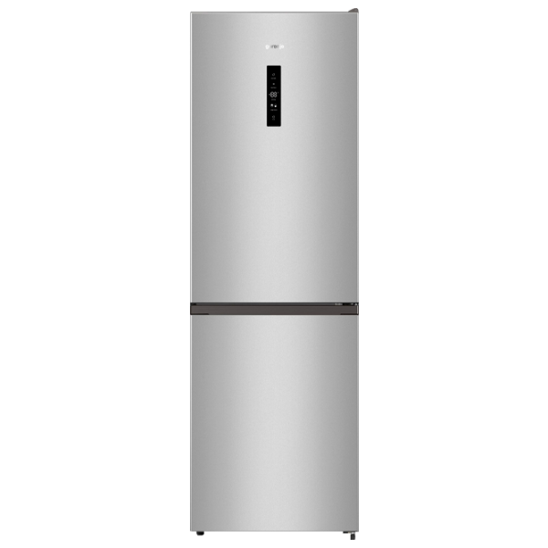 Frigider Gorenje NRK6192AS4 cu congelator jos 304 l / 186 cm / Silver photo 1