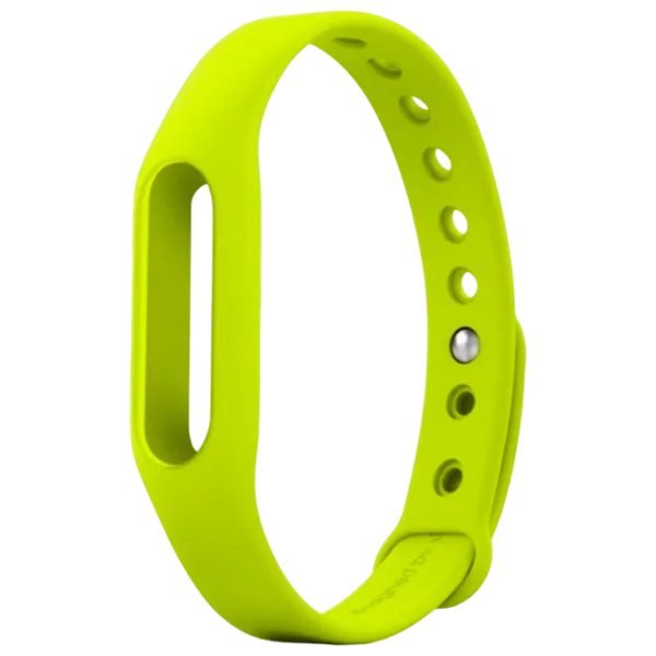Ремень Xiaomi MiBand 1/ 1S Силикон/ Зелёный photo 1
