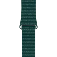Ремень Apple Watch Elegant Loop Кожа/ 38, 40 мм/ Зелёный Forest