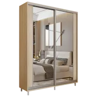 Dulap pentru haine Glisant Mobildor-Lux ARON S 1700 K2 3025 170 x 60 x 220 / PAL / Stejar Sonoma