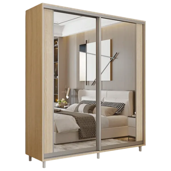 Гардероб Раздвижной Mobildor-Lux ARON S 2000 K2 3025 200 x 60см x 220 / ЛДСП / Дуб Сонома photo 1 Гардероб Раздвижной Mobildor-Lux ARON S 2000 K2 3025 200 x 60см x 220 / ЛДСП / Дуб Сонома photo 1