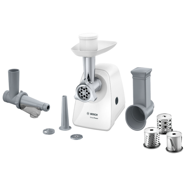 Mașină de tocat carne Bosch MFW2517 1500 W/ 1.7 kg/ min/ White photo 1