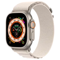 Умные часы Apple Watch Ultra 1.92"/ 49 мм/ Титан - Starlight Alpine/ MQF03
