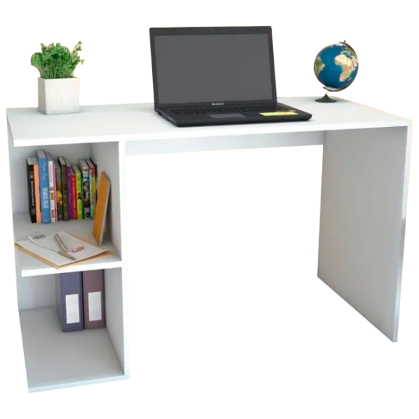 Masă de birou Mobildor-Lux UNO PAL/ White photo 1