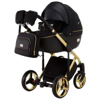 Cărucior pentru copil Adamex Luciano Poler Q85/ Black