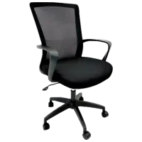 Офисное кресло AG Smart 208 Ткань, акриловая сетка/ Черный