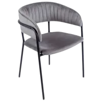 Scaun de bucătărie Caris Lotus Stofă/ Black Gray