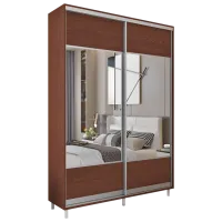 Гардероб Раздвижной Mobildor-Lux ARON 1500 K1 2226 150 x 60см x 220 / ЛДСП / Венге