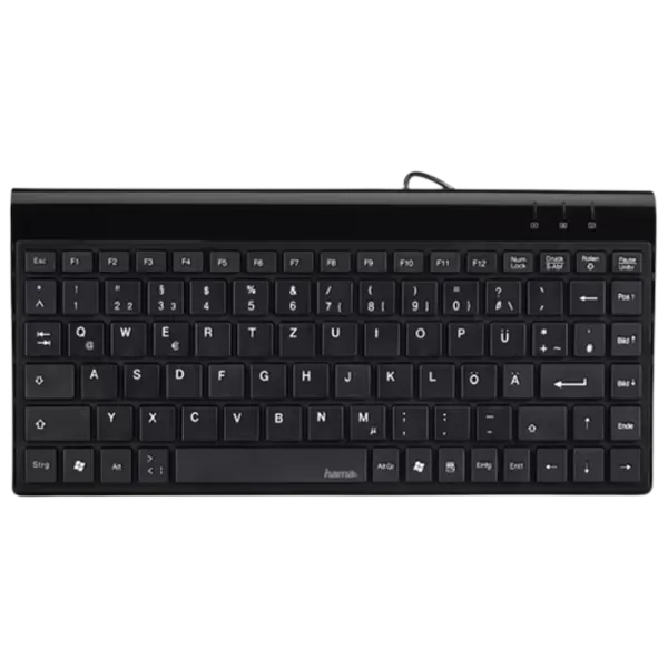 Tastatură Hama SL720 Slimline Cu fir/ Black photo 1