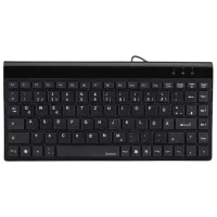 Клавиатура Hama SL720 Slimline Проводная/ Черный