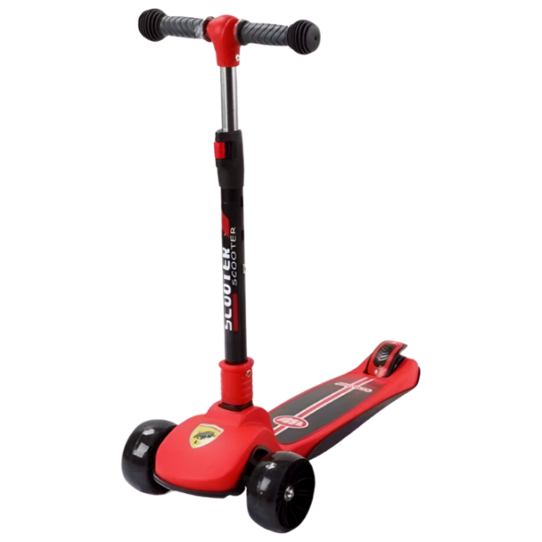 Trotinetă pentru copii cu trei roți 4Play Cool (643534) 50 kg/ Red photo 1 Trotinetă pentru copii cu trei roți 4Play Cool (643534) 50 kg/ Red photo 1