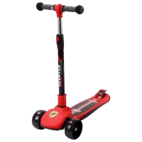 Детский трёхколёсный самокат 4Play Cool (643534) 50 кг/ Красный