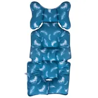 Матрасик для коляски Sevi 8376 8692241008376 Хлопок, полиэстер/ Перья/ Синий