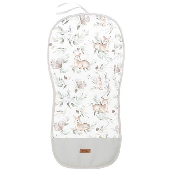 Salteluța pentru cărucior Sensillo Wafel 20760 Bumbac, poliester, polister/ Animale/ White photo 1