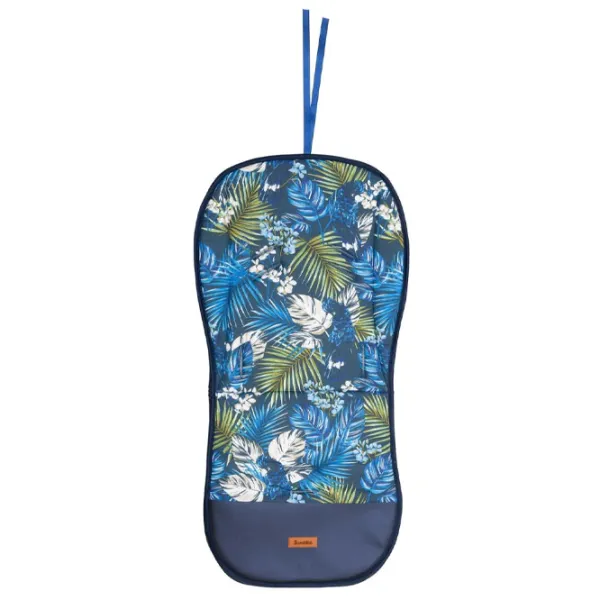 Salteluța pentru cărucior Sensillo Velvet 207540 Bumbac, polister/ Frunze/ Blue photo 1