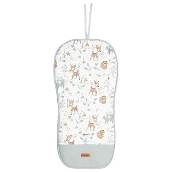 Salteluța pentru cărucior Sensillo Velvet 207544 Bumbac, polister/ Girafă/ Light Gray photo 1