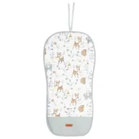 Матрасик для коляски Sensillo Velvet 207544 Хлопок, полиэстер/ Жирафа/ Светло-серый