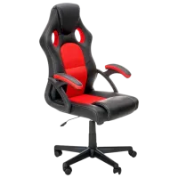 Офисное кресло Halmar Berkel Искусственная кожа/ Черный Красный