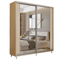 Гардероб Раздвижной Mobildor-Lux Aron 1900 K2 3025 190 x 60см x 220 / ЛДСП / Дуб Сонома