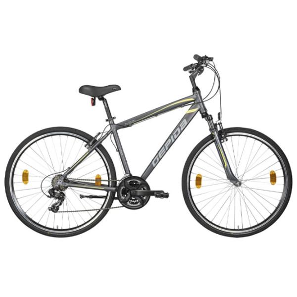 Bicicletă Gepida Alboin 200CRS 28" 22 Oțel/ Gray Yellow photo 1 Bicicletă Gepida Alboin 200CRS 28" 22 Oțel/ Gray Yellow photo 1