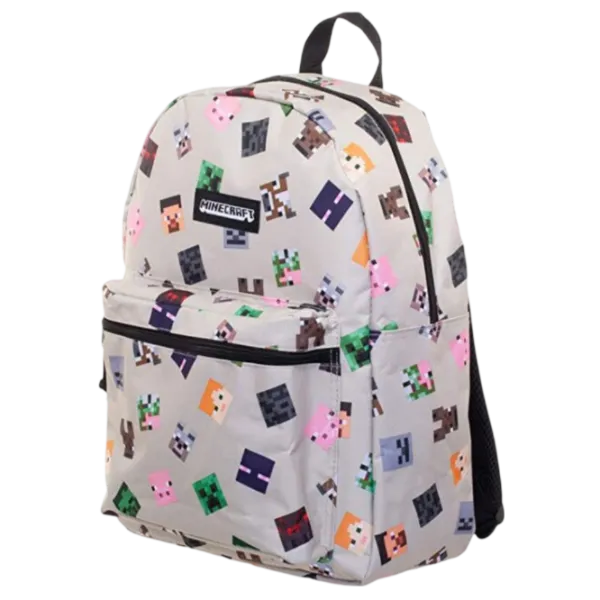 Ghiozdan pentru copii Minecraft Minecraft Beige  / Pink Beige / 20l photo 1