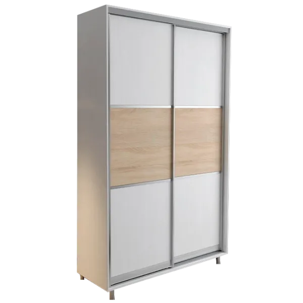 Dulap cupe Mobildor-Lux ARON S 1000 K 8681 100 x 60 x 220 / PAL / Alb briliant photo 1