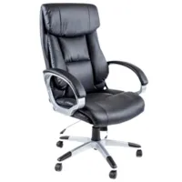 Fotoliu de birou AG Sigma HB Piele artificială/ Black