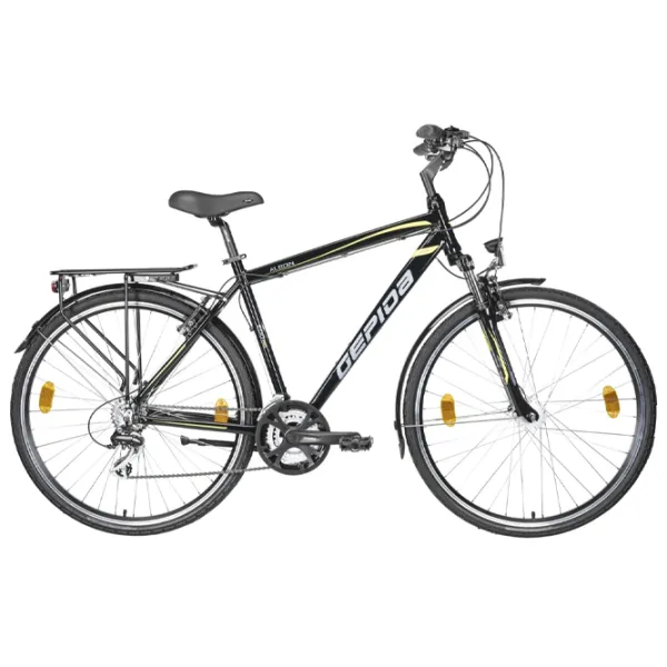 Bicicletă Gepida Alboin 200 PRO 28" 19" Oțel/ Black Yellow photo 1