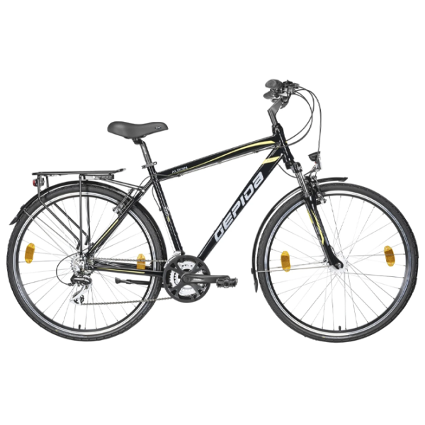 Bicicletă Gepida Alboin 200 PRO 28" 19" Oțel/ Black Yellow photo 1