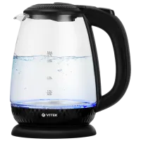 Электрочайник Vitek VT-7074 1.7л / Скрытый / Черный