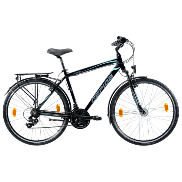 Bicicletă Gepida Alboin 200 28" 21" Oțel/ Black Green photo 1 Bicicletă Gepida Alboin 200 28" 21" Oțel/ Black Green photo 1