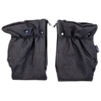 Рукавицы для коляски Womar Zaffiro iMove Plush Melange Полиэстер, Полиэстер/ Серый