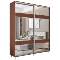 Шкаф cupe Mobildor-Lux ARON 1700 K2 2226 170 x 60см x 220 / LPAL / Венге