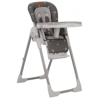 Стульчик для кормления MoMi Yumtis (KRKA00001) Классический/ 6 месяцев / Тёмно-серый 