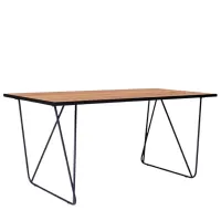 Кухонный стол Nowy Styl Rocky ДСП/ Black