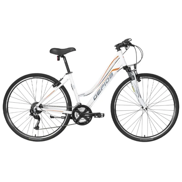 Bicicletă Gepida Alboin 300CRS 28" 19" Oțel/ White Orange photo 1 Bicicletă Gepida Alboin 300CRS 28" 19" Oțel/ White Orange photo 1