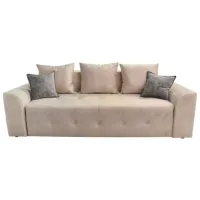 Canapea DecoPrim Francesca (0003424) Velur/ Beige