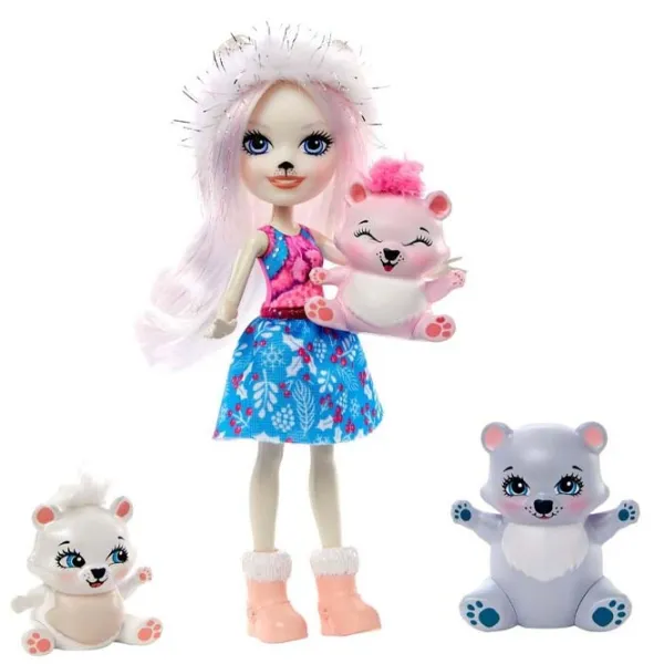 Set Enchantimals Pristina Polar Bear & Glacier GJX47  model / 4+ photo 1