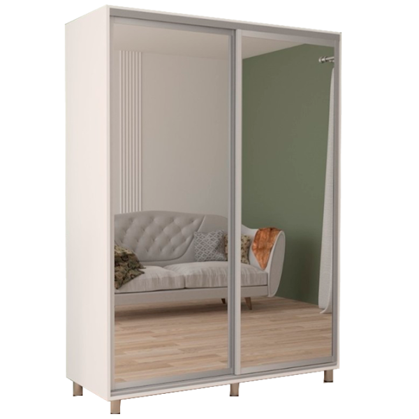 Dulap cupe Mobildor-Lux ARON 1500 8681 150 x 60 x 220 / LPAL / Alb briliant photo 1 Dulap cupe Mobildor-Lux ARON 1500 8681 150 x 60 x 220 / LPAL / Alb briliant photo 1