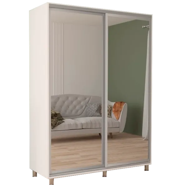 Шкаф cupe Mobildor-Lux ARON 1700 8681 170 x 60см x 220 / LPAL / Бриллиантовый белый photo 1 Шкаф cupe Mobildor-Lux ARON 1700 8681 170 x 60см x 220 / LPAL / Бриллиантовый белый photo 1