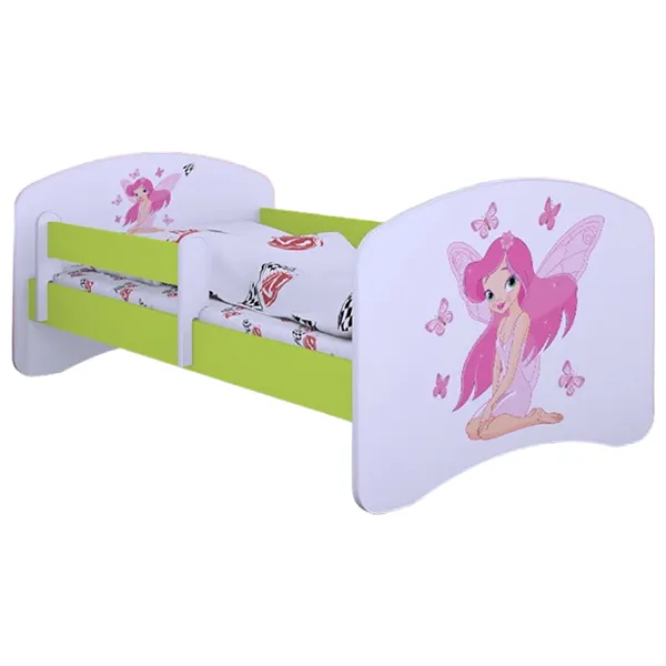 Pat pentru copii Happy Babies Happy Princess 70 x 140 cm/ Placa/ White photo 1