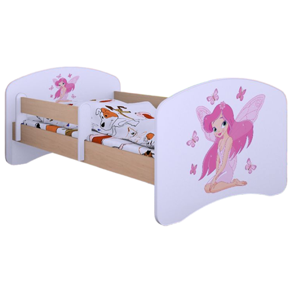 Детская кровать Happy Babies Happy Princess 70 x 140 см/ Щит/ Белый photo 1
