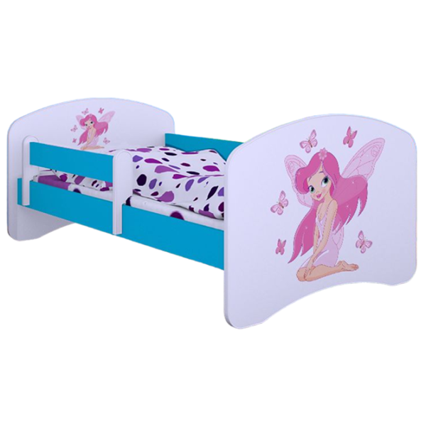Детская кровать Happy Babies Happy Princess 70 x 140 см/ Щит/ Белый photo 1