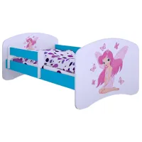 Pat pentru copii Happy Babies Happy Princess 70 x 140 cm/ Placa/ White