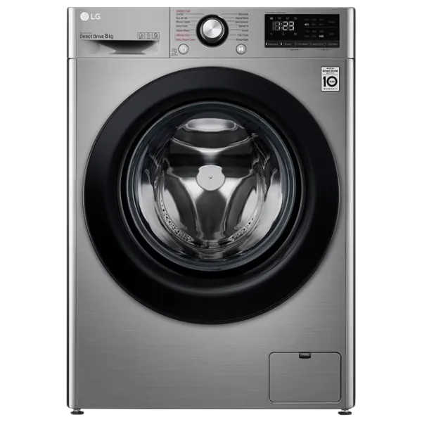 Стиральная машина LG F4WV308S6TE 8 кг / 1400 об/мин / Серебряный photo 1 Стиральная машина LG F4WV308S6TE 8 кг / 1400 об/мин / Серебряный photo 1